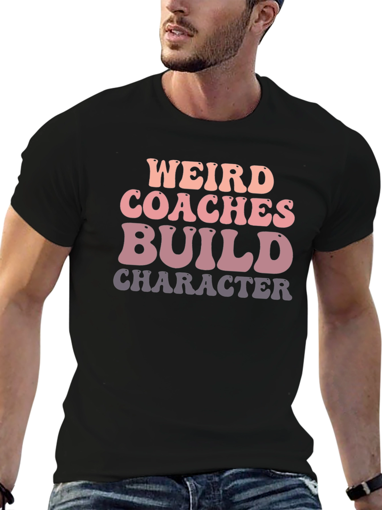 Weird Coaches Build Character Graphic Tee
