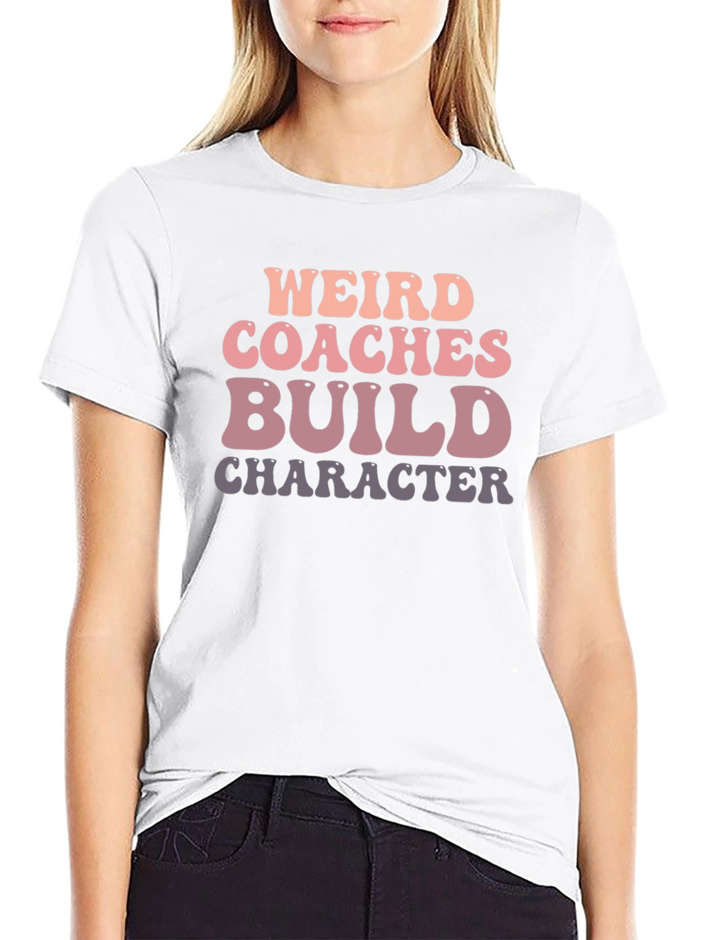 Weird Coaches Build Character Graphic Tee