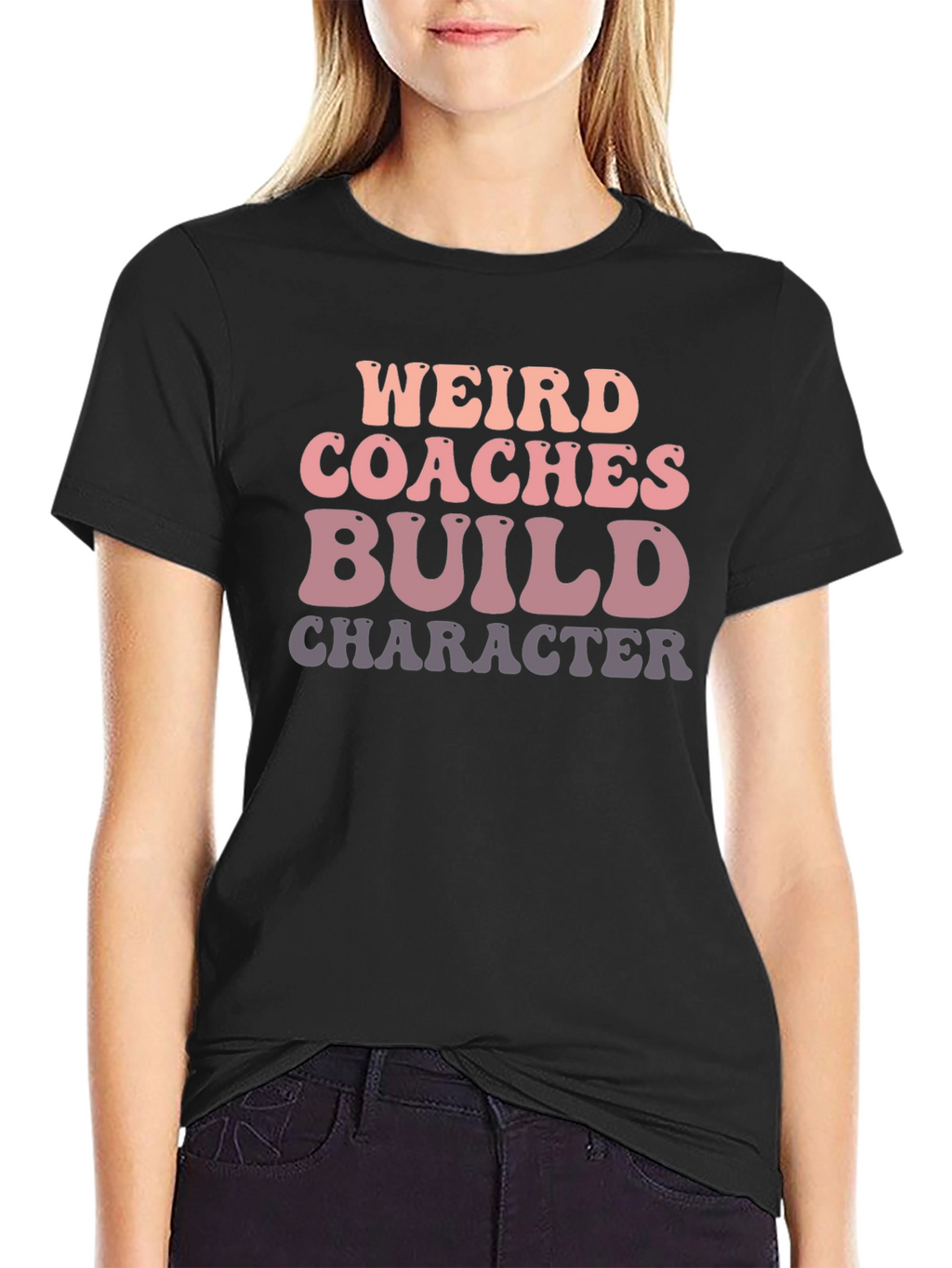 Weird Coaches Build Character Graphic Tee