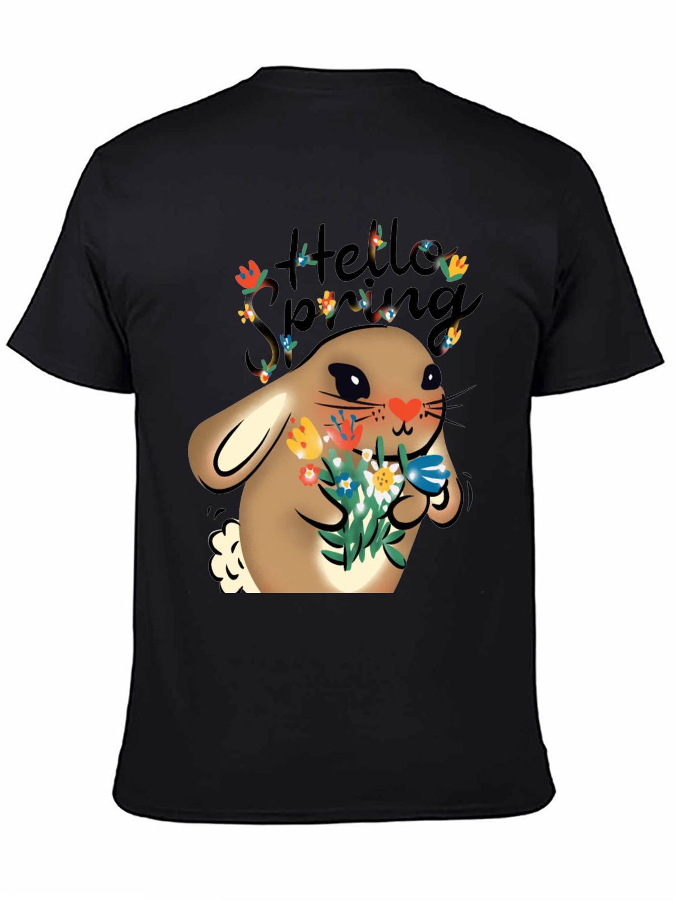 Hello Spring Easter Bunny T-Shirt