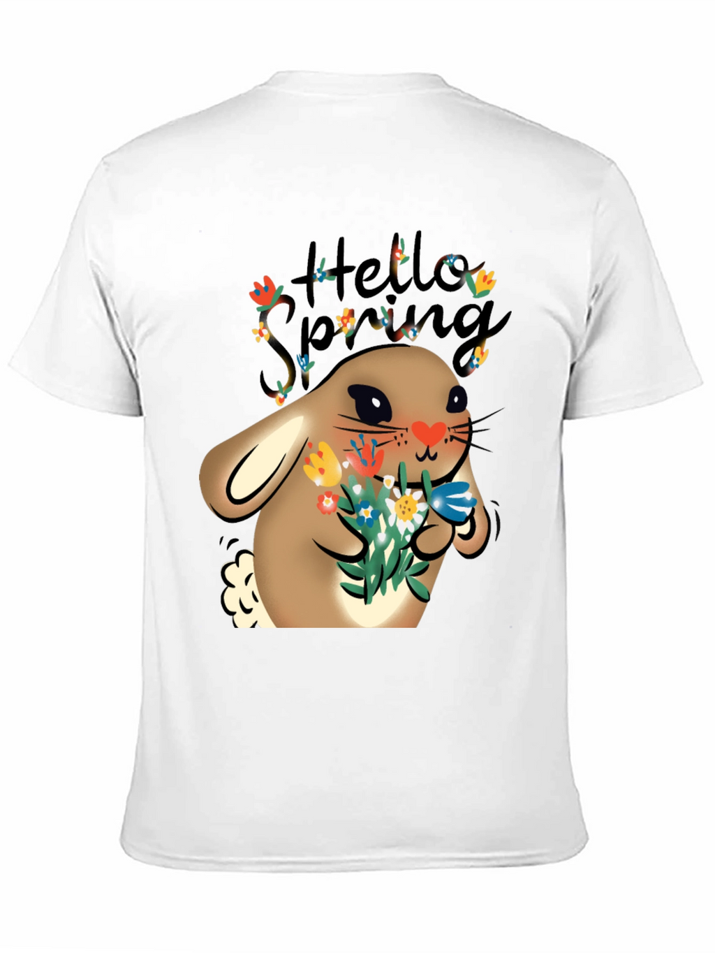 Hello Spring Easter Bunny T-Shirt