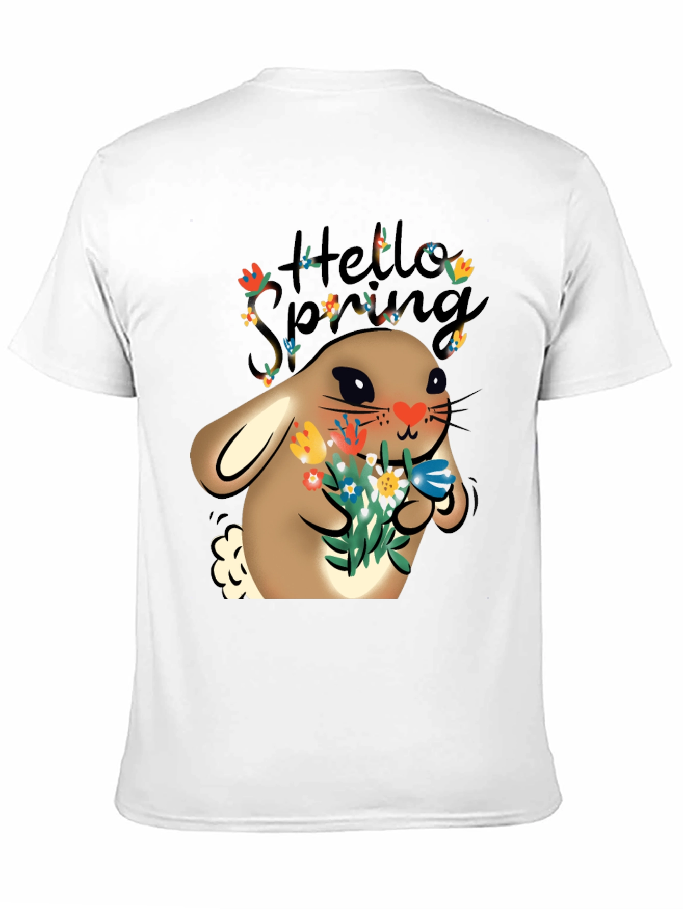 Hello Spring Easter Bunny T-Shirt