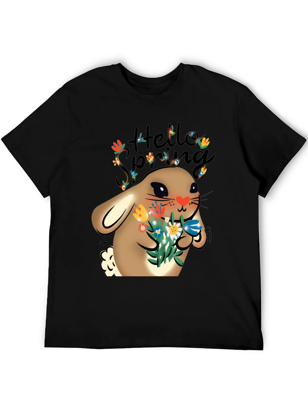 Hello Spring Easter Bunny T-Shirt