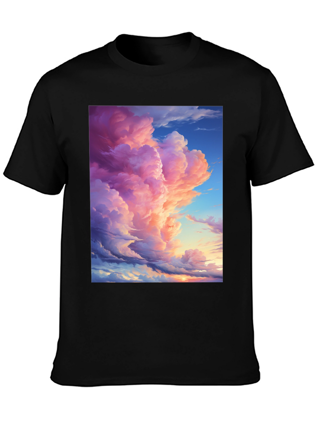 Dreamy Sky T-Shirt - Artistic Cloudscape Design