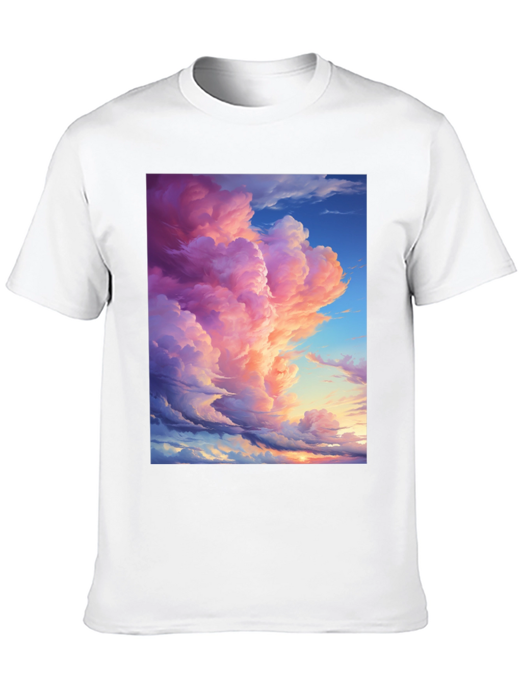 Dreamy Sky T-Shirt - Artistic Cloudscape Design