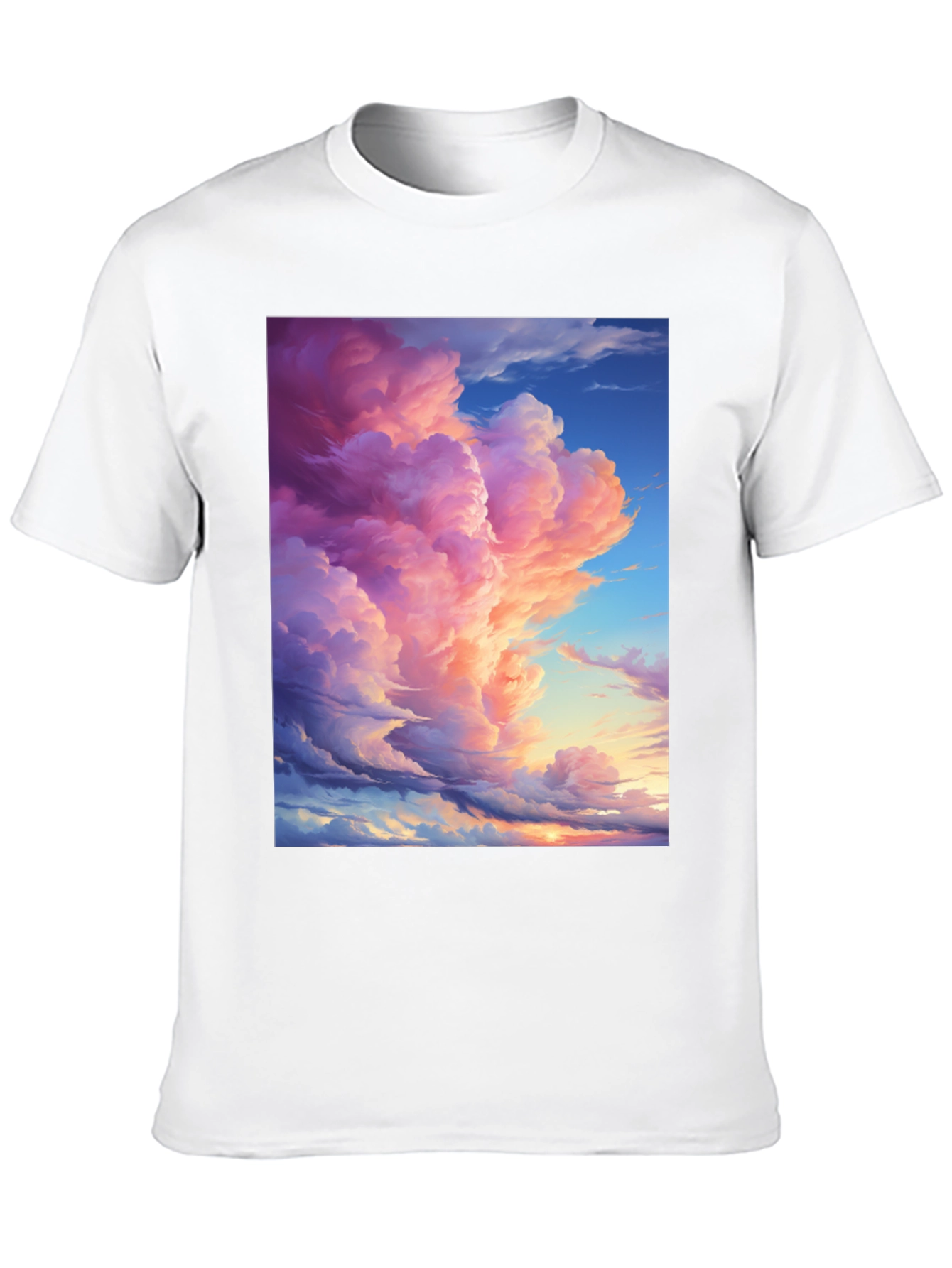 Dreamy Sky T-Shirt - Artistic Cloudscape Design