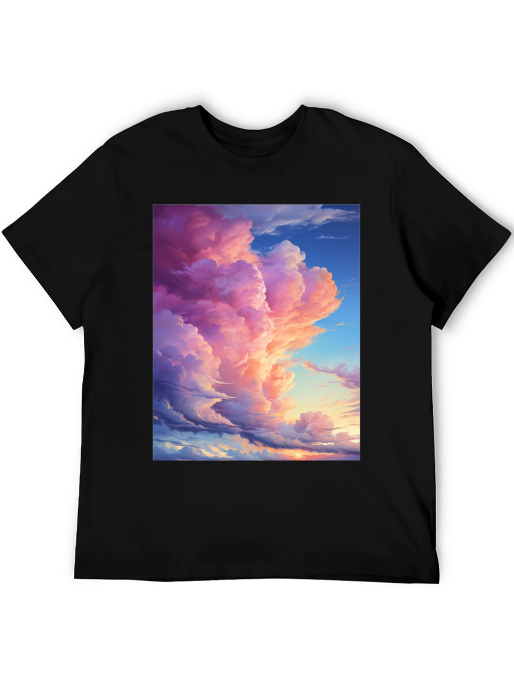 Dreamy Sky T-Shirt - Artistic Cloudscape Design