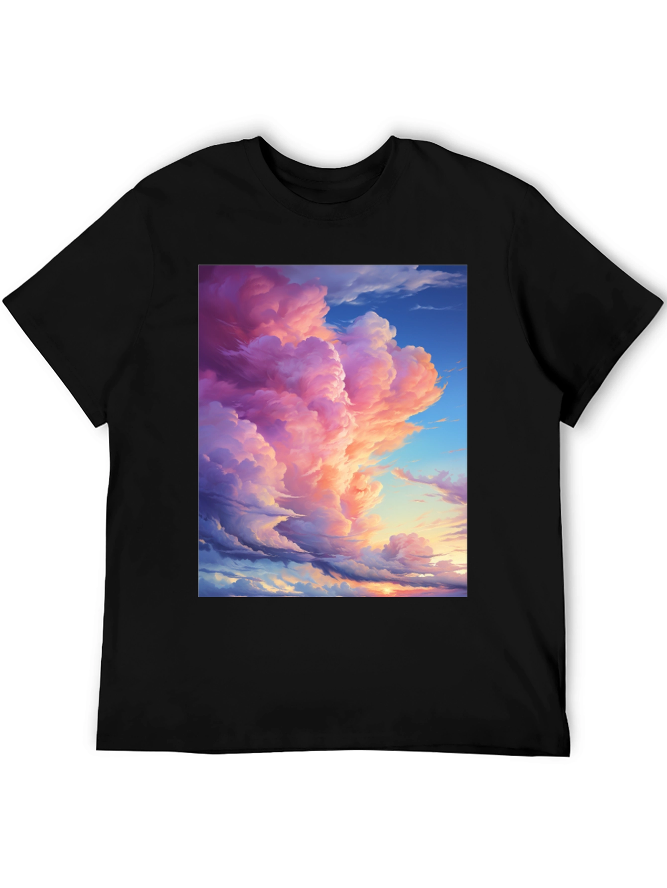 Dreamy Sky T-Shirt - Artistic Cloudscape Design