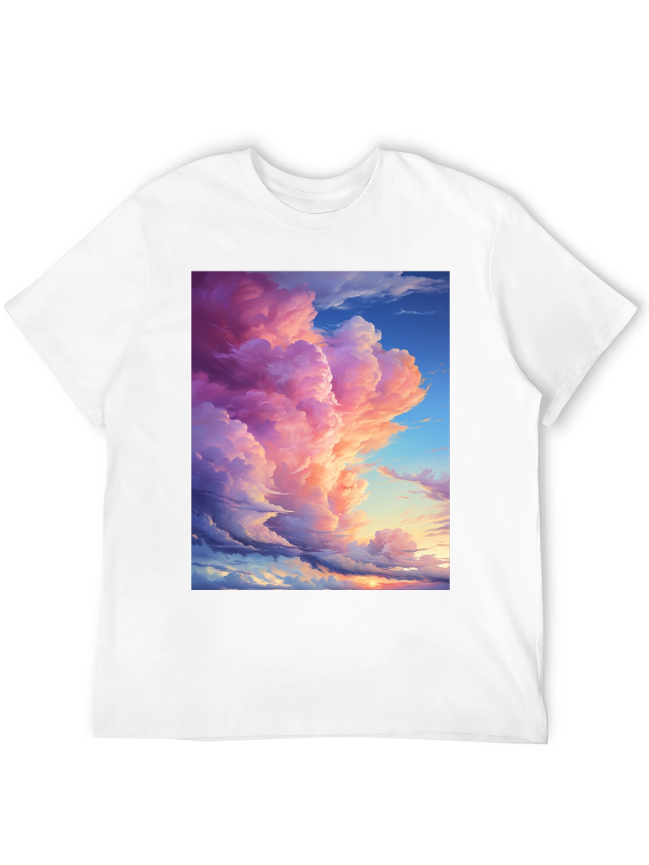Dreamy Sky T-Shirt - Artistic Cloudscape Design