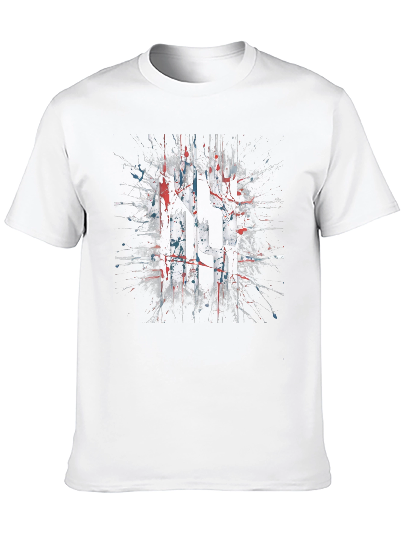 Abstract Splatter Graphic T-Shirt
