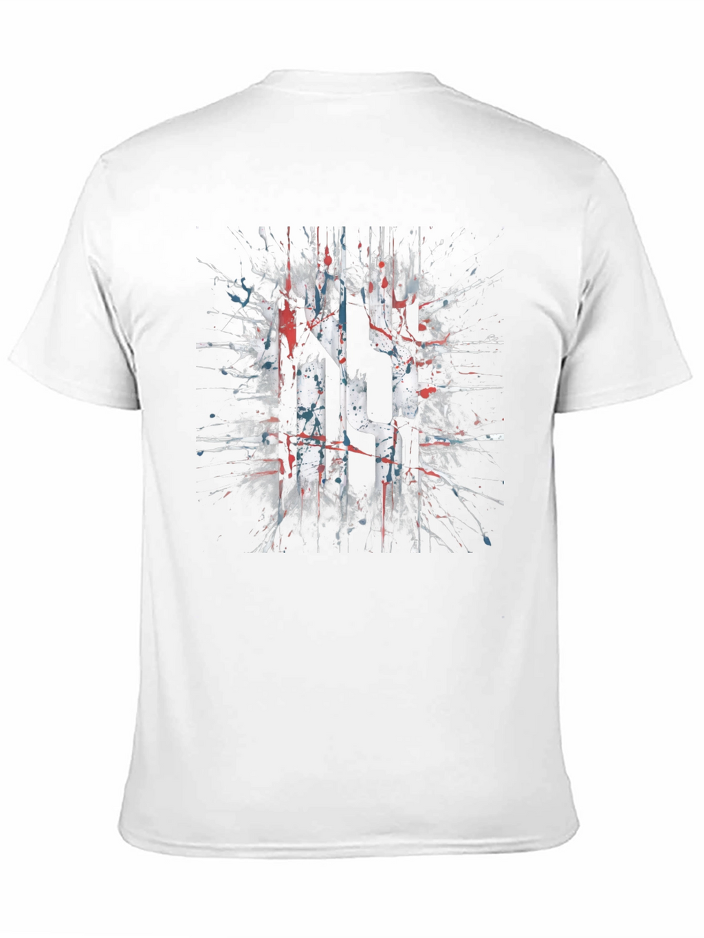 Abstract Splatter Graphic T-Shirt