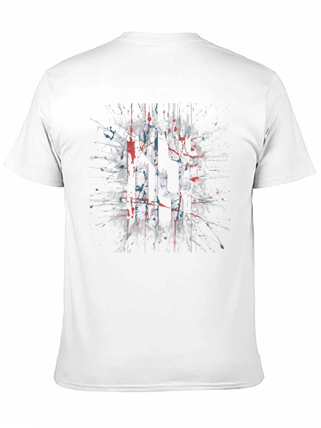 Abstract Splatter Graphic T-Shirt
