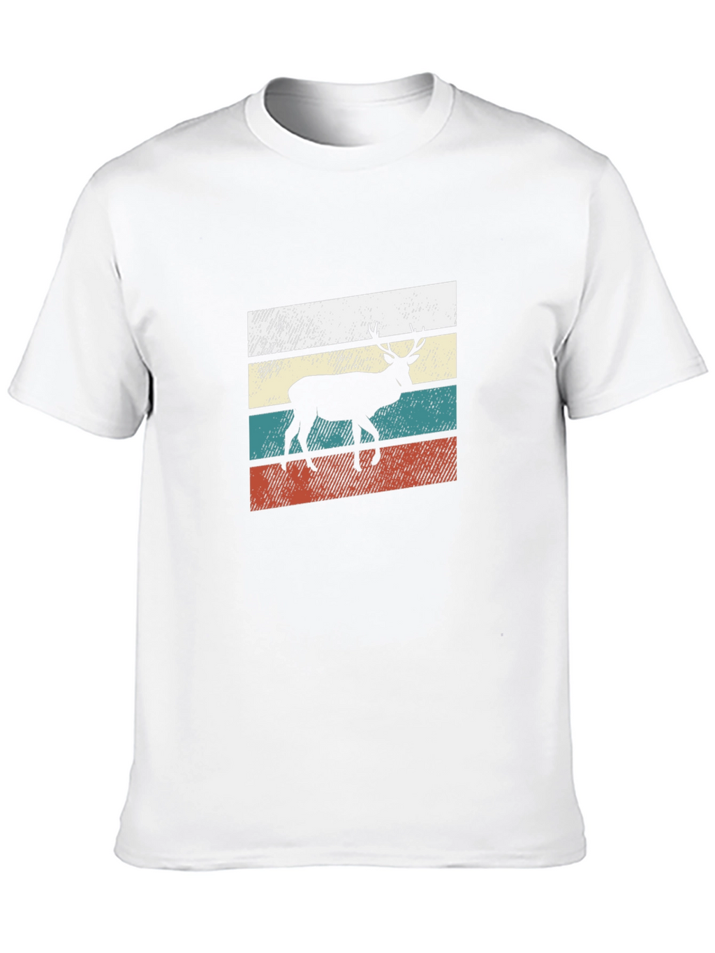 Retro Deer Graphic T-Shirt