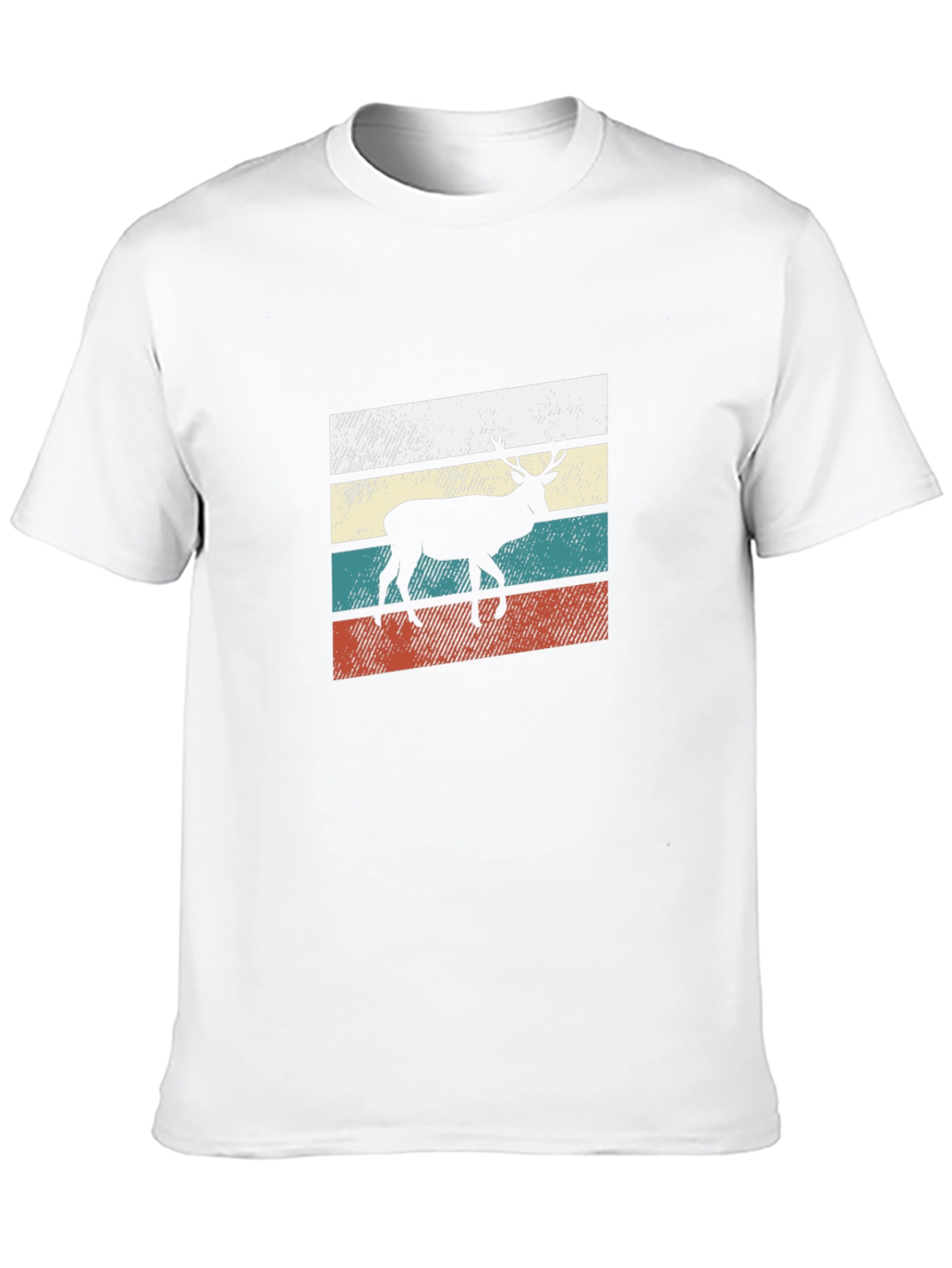 Retro Deer Graphic T-Shirt