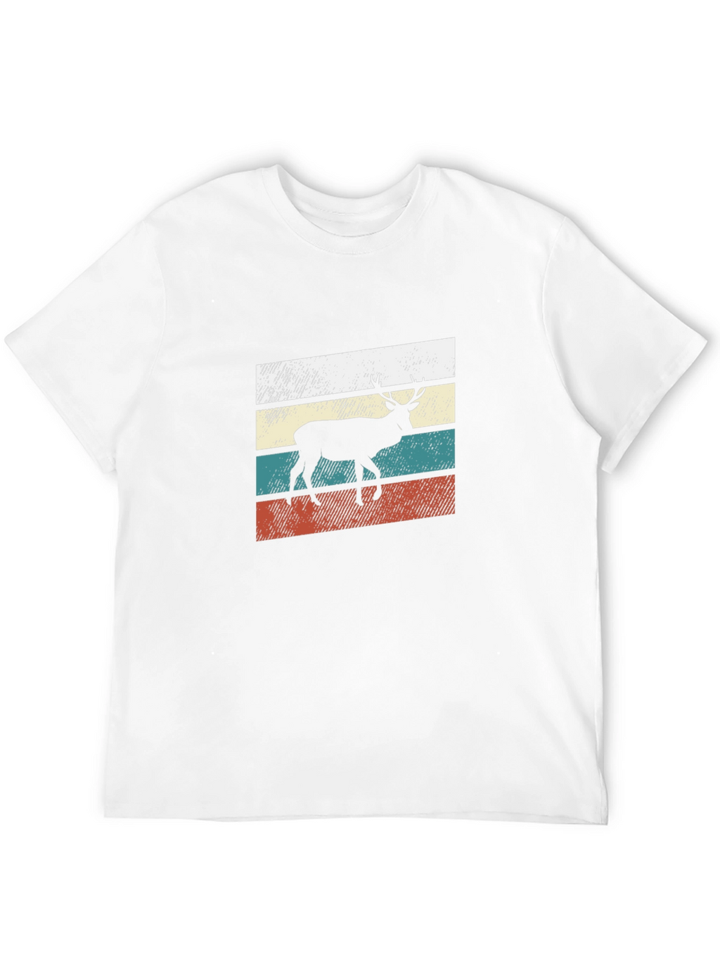 Retro Deer Graphic T-Shirt