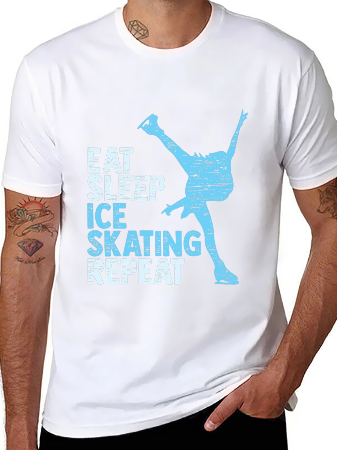 Eat Sleep Ice Skating Repeat T-Shirt