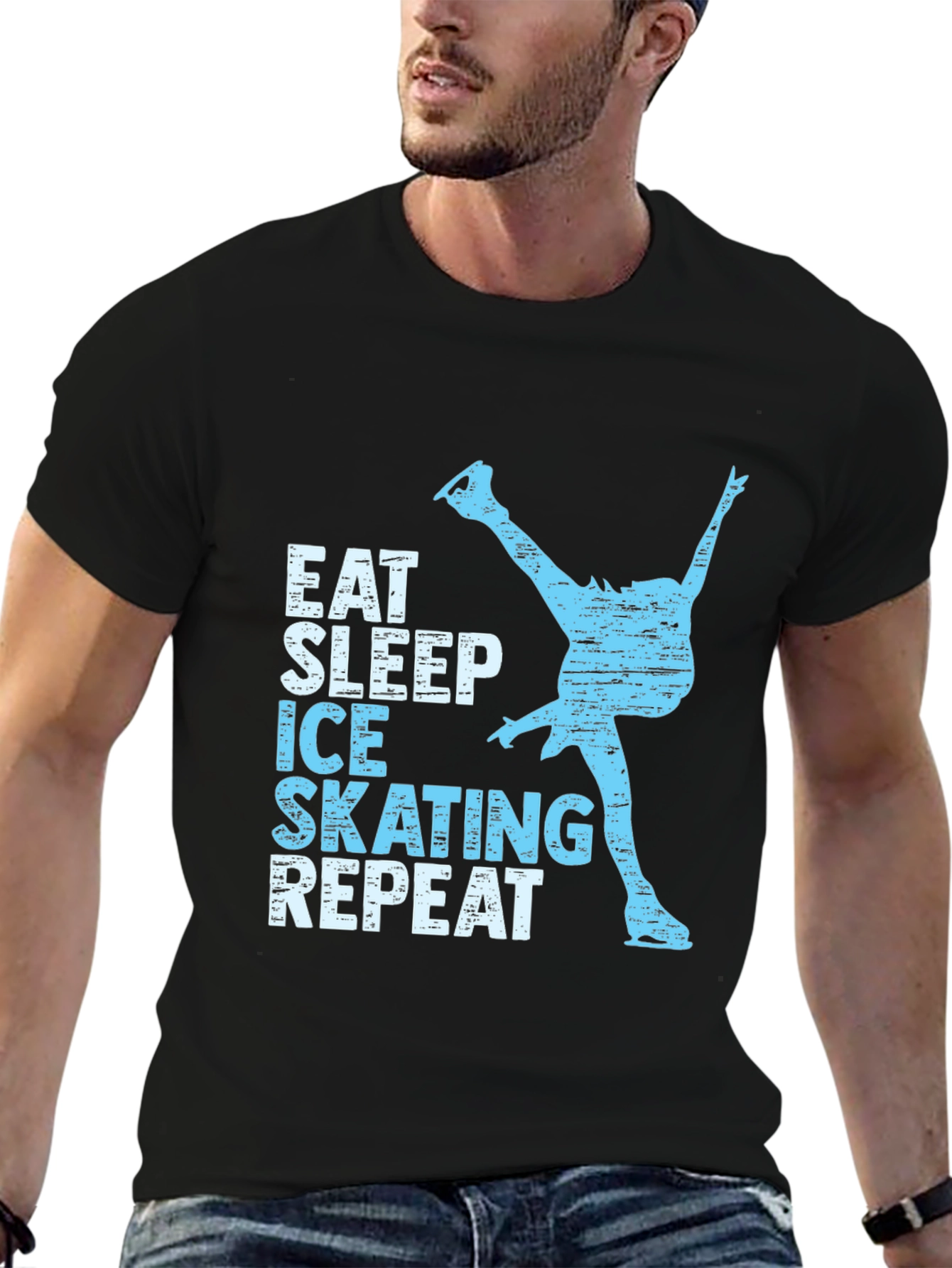 Eat Sleep Ice Skating Repeat T-Shirt