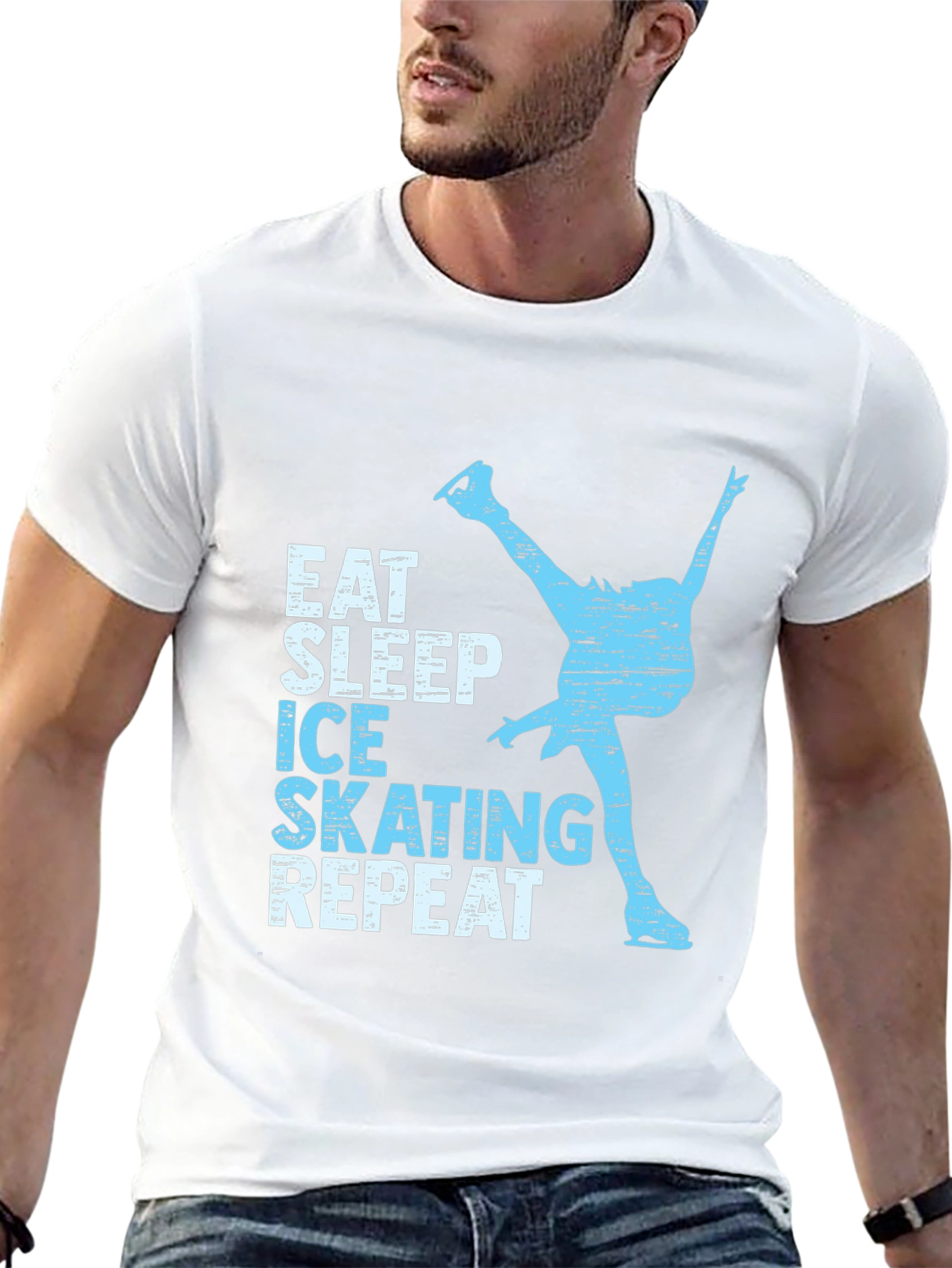 Eat Sleep Ice Skating Repeat T-Shirt