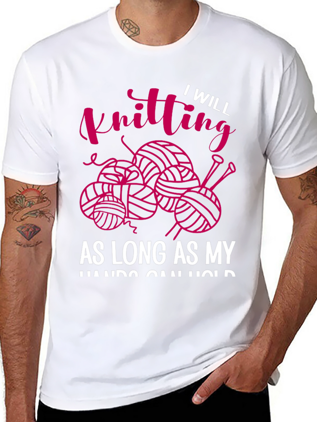 I Will Knitting T-Shirt