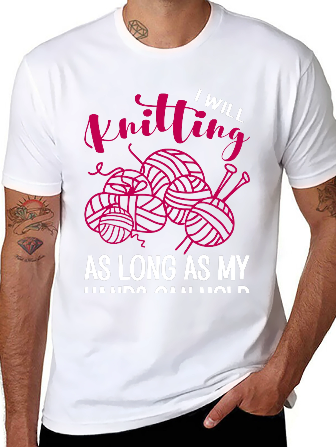 I Will Knitting T-Shirt