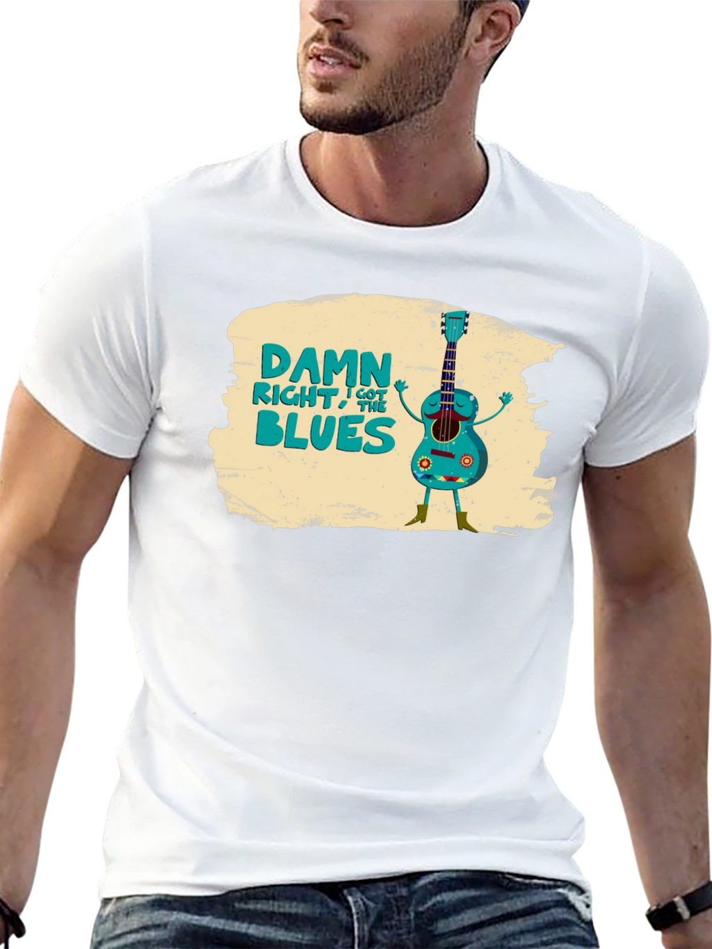 Damn Right I Got the Blues Graphic T-Shirt