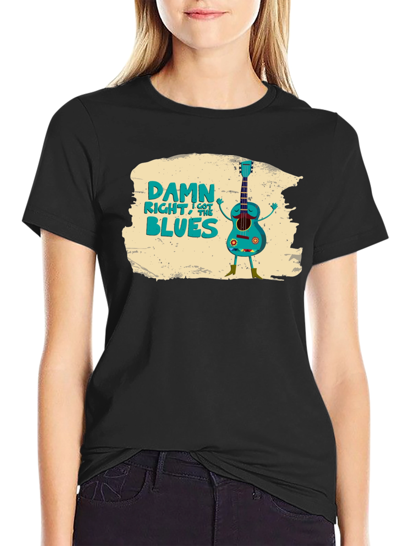 Damn Right I Got the Blues Graphic T-Shirt