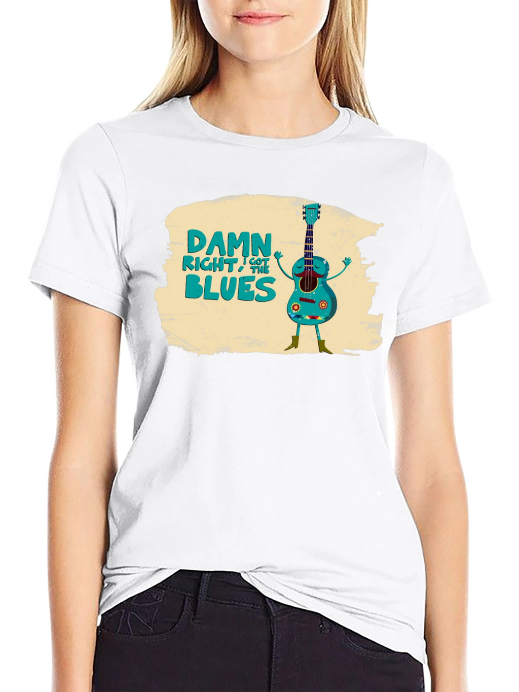 Damn Right I Got the Blues Graphic T-Shirt