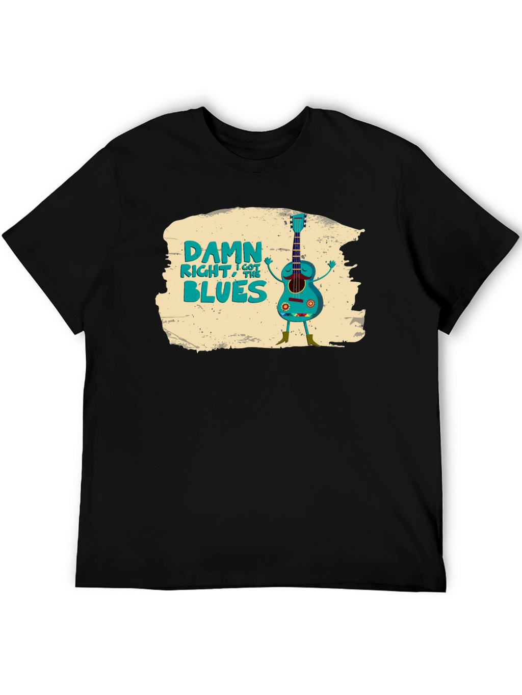 Damn Right I Got the Blues Graphic T-Shirt