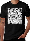 Abstract Black T-Shirt