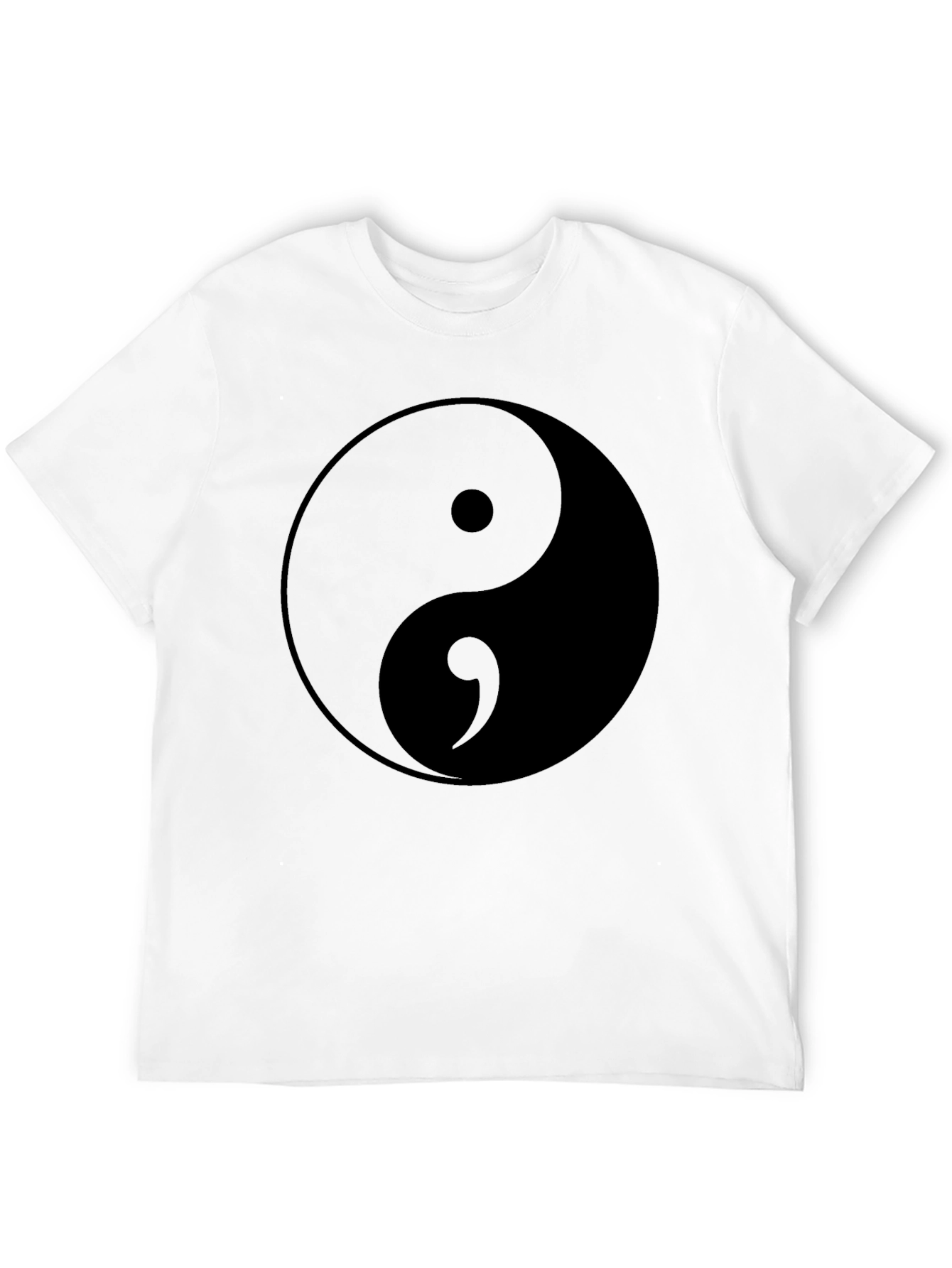 Yin Yang Graphic Tee - Balance and Style