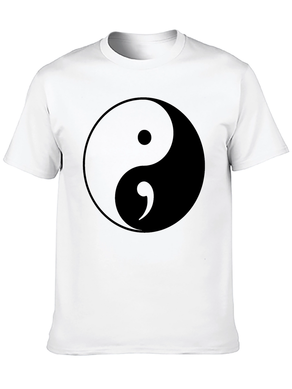 Yin Yang Graphic Tee - Balance and Style