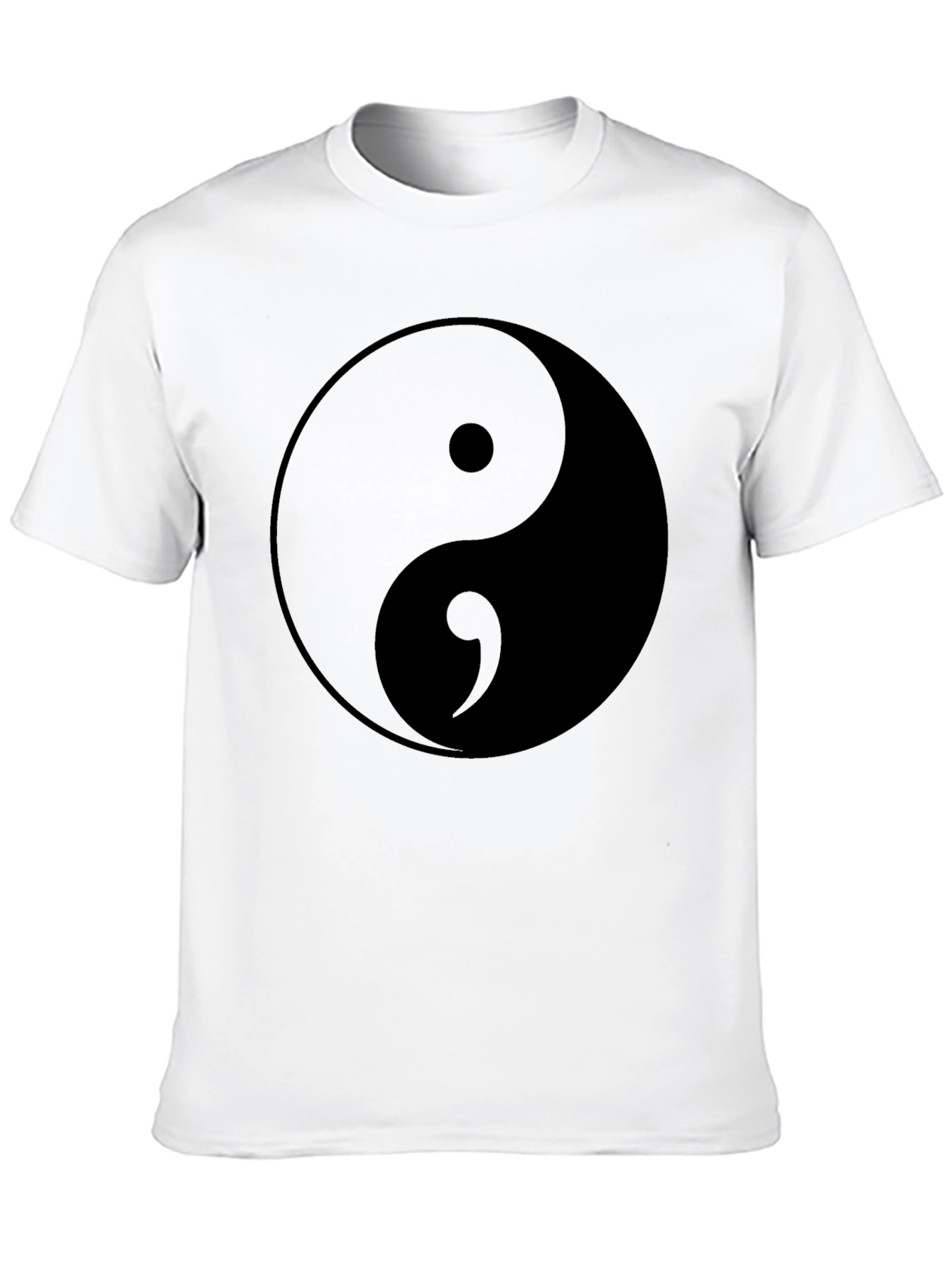 Yin Yang Graphic Tee - Balance and Style