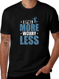 Spike More Worry Less Graphic T-Shirt