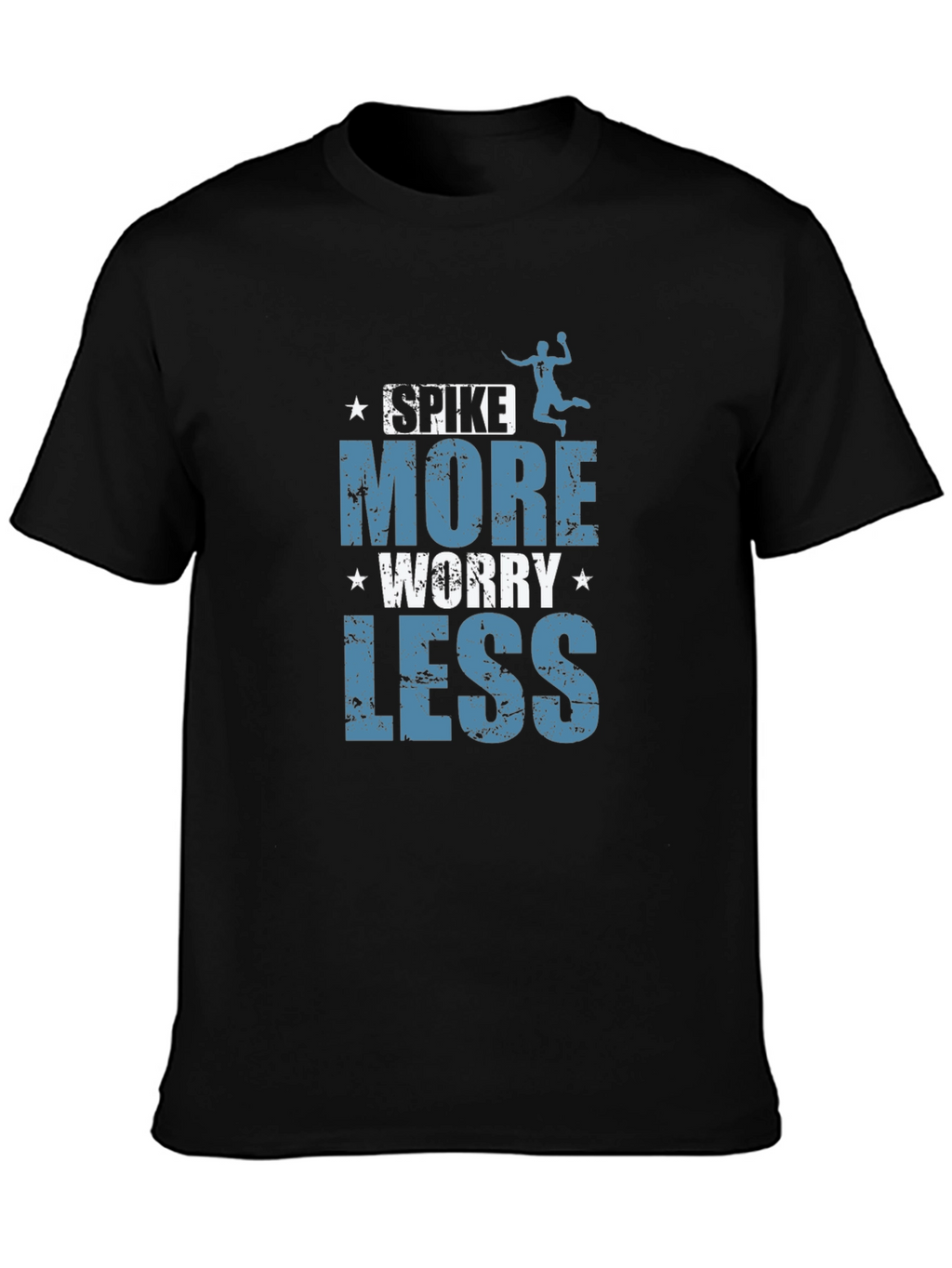 Spike More Worry Less Graphic T-Shirt