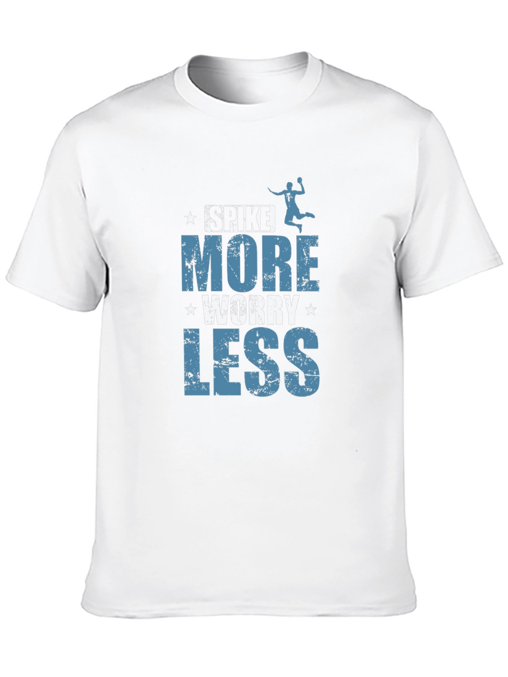 Spike More Worry Less Graphic T-Shirt