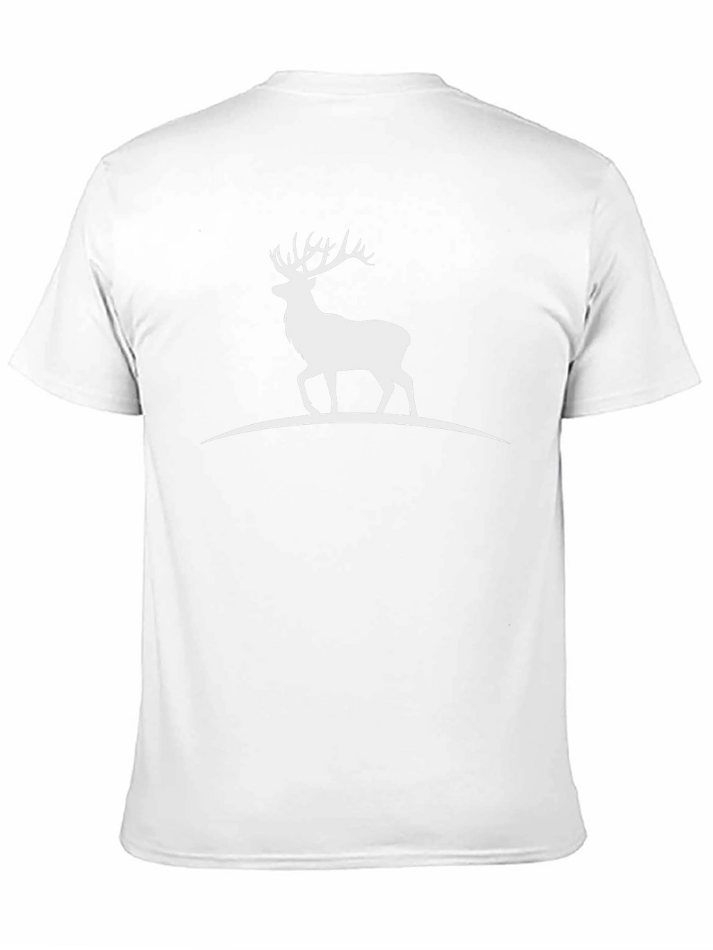 Black Deer Silhouette Graphic Tee