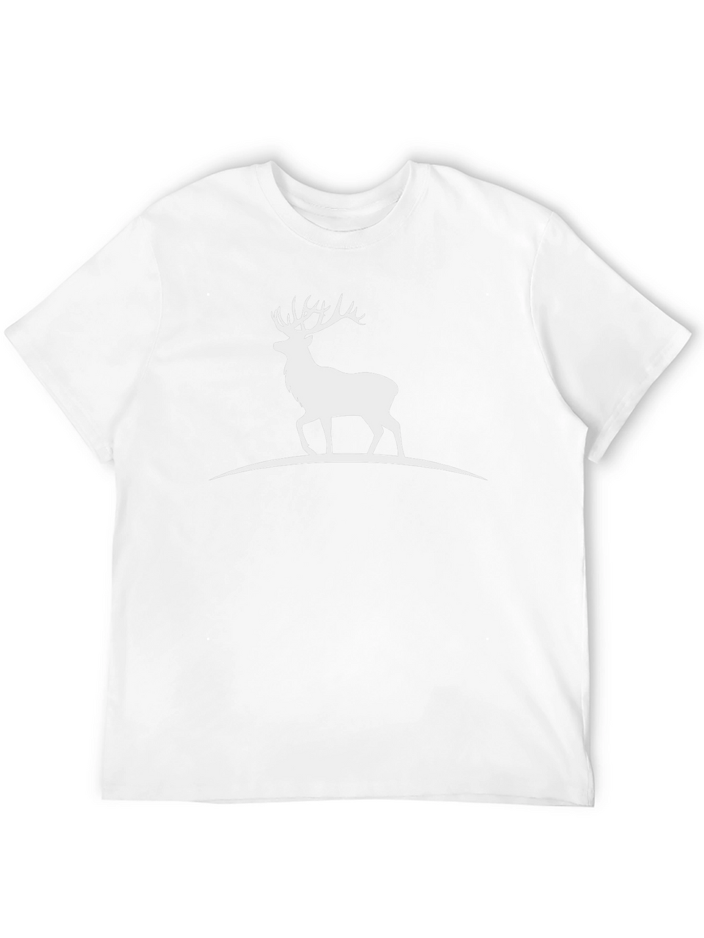 Black Deer Silhouette Graphic Tee