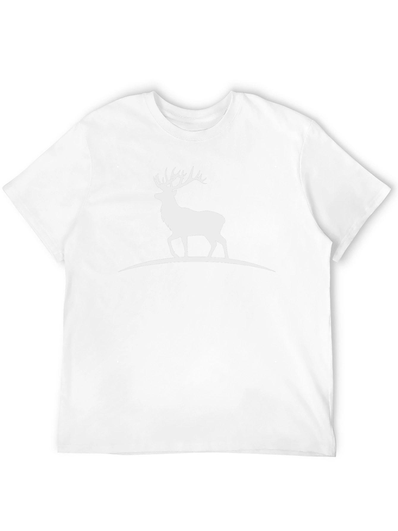 Black Deer Silhouette Graphic Tee