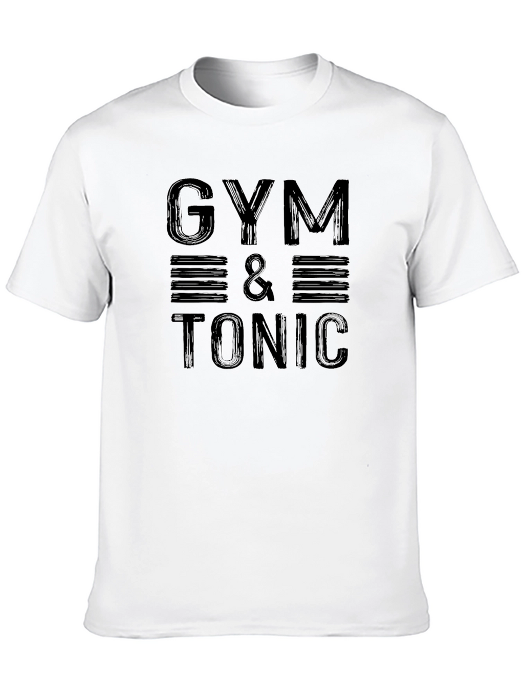 Gym & Tonic Mens Black Graphic T-Shirt