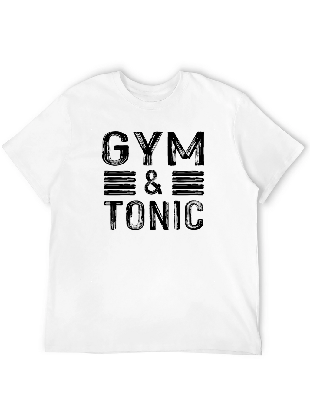 Gym & Tonic Mens Black Graphic T-Shirt