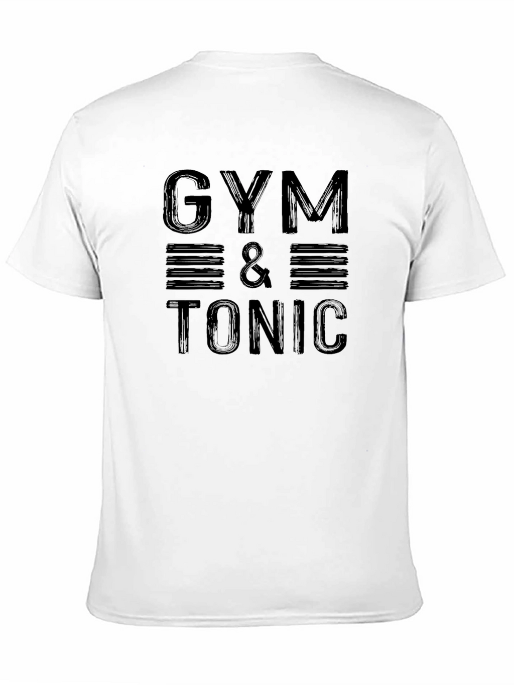 Gym & Tonic Mens Black Graphic T-Shirt