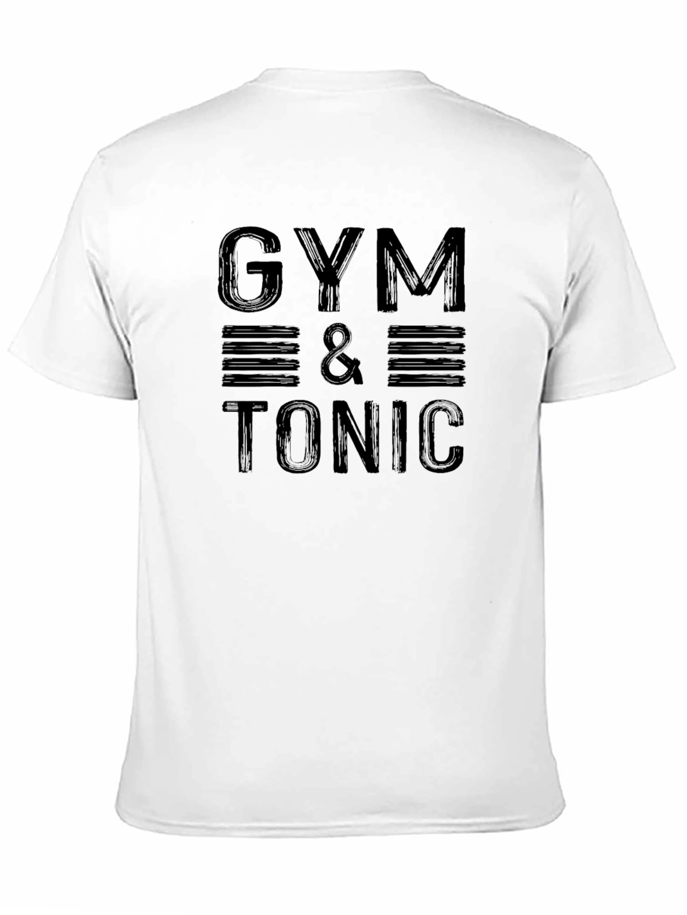 Gym & Tonic Mens Black Graphic T-Shirt