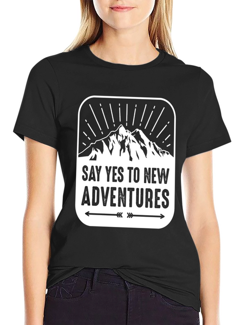 Adventure Seeker Graphic Tee - Say Yes to New Adventures!