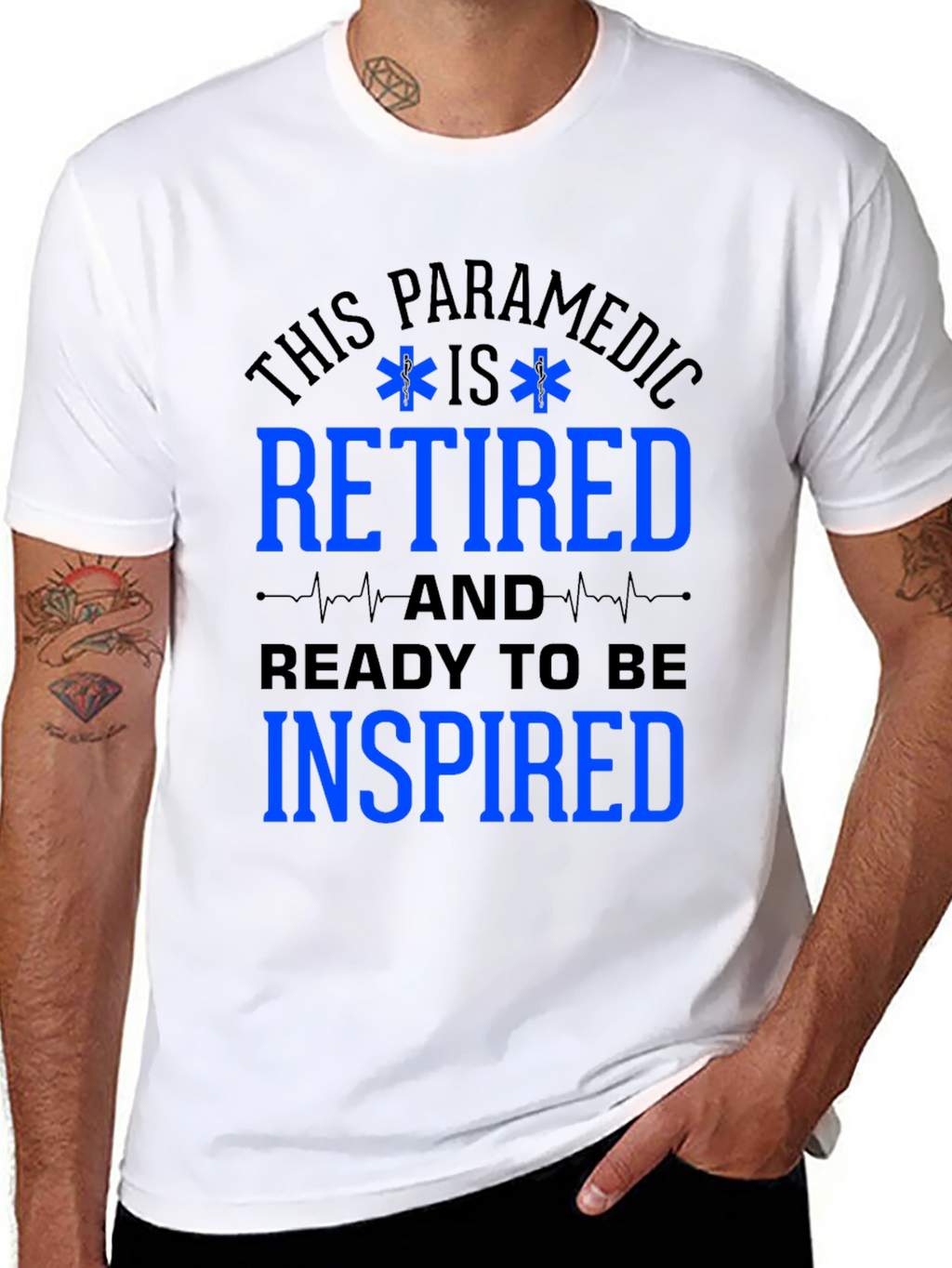 Retired Paramedic T-Shirt - Ready to be Inspired