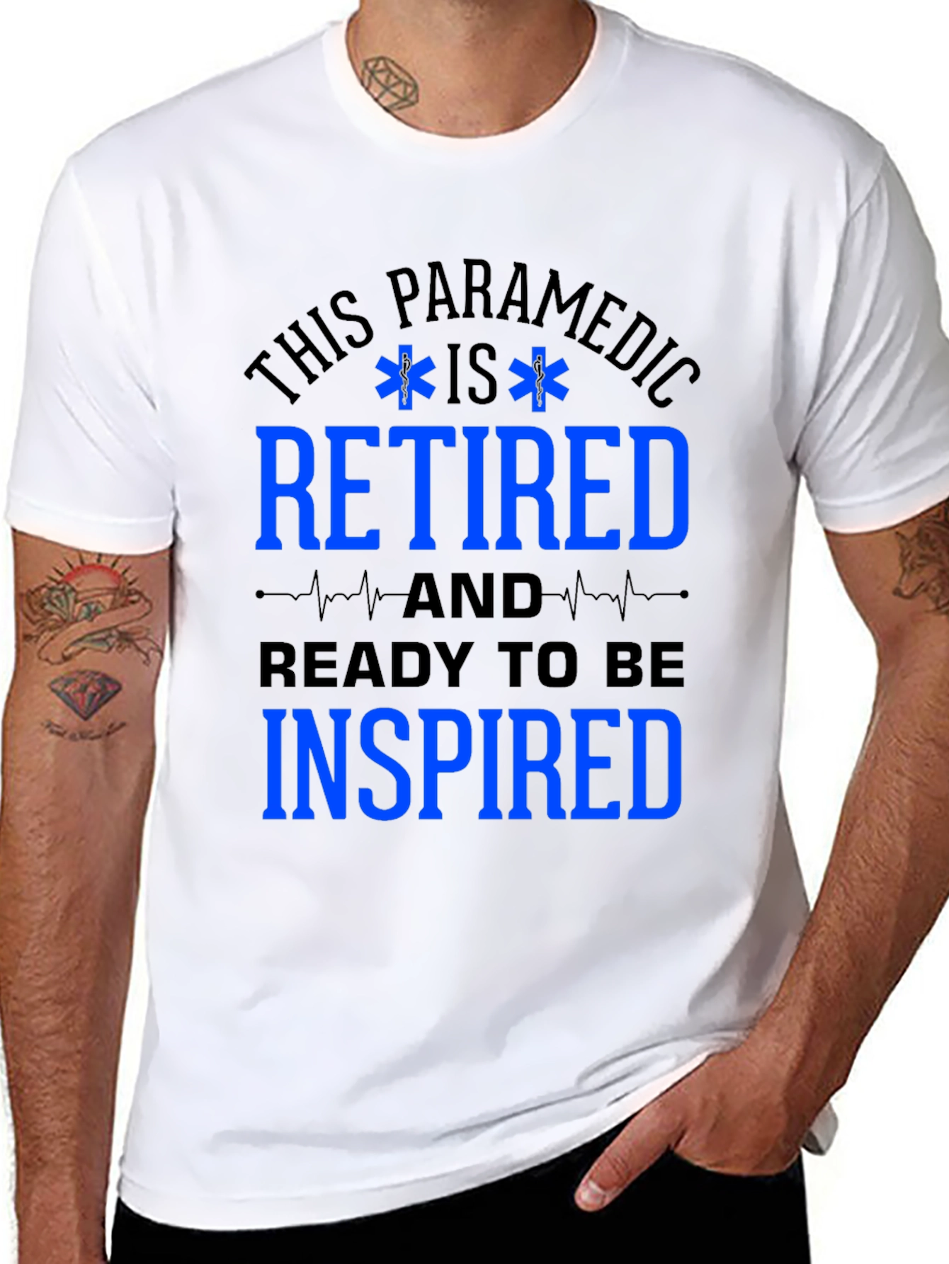 Retired Paramedic T-Shirt - Ready to be Inspired