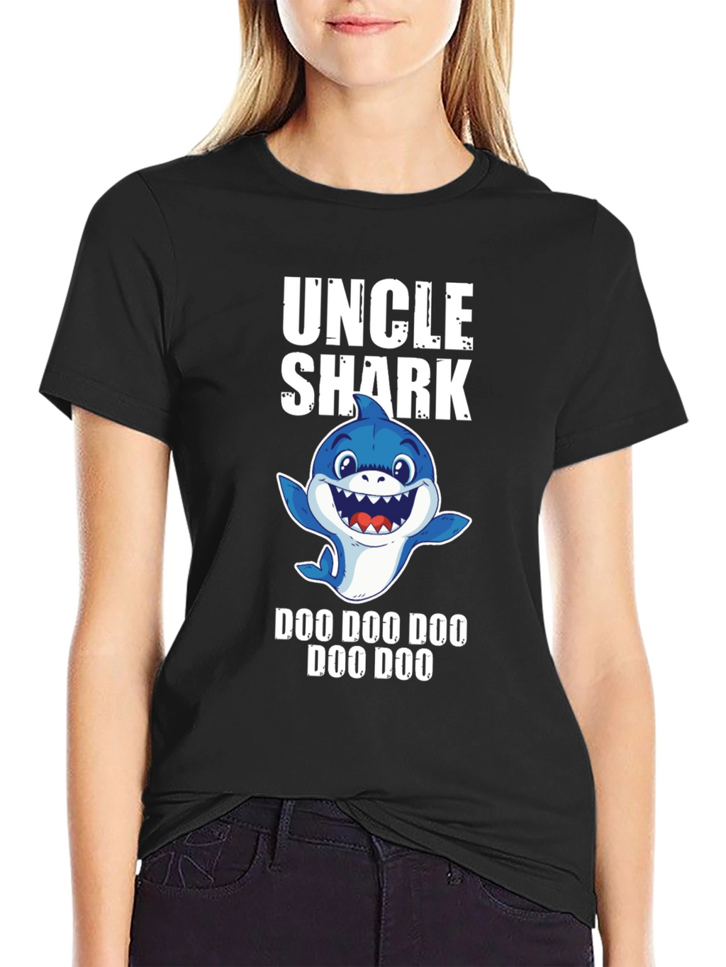 Uncle Shark Doo Doo T-Shirt - Fun Family Apparel