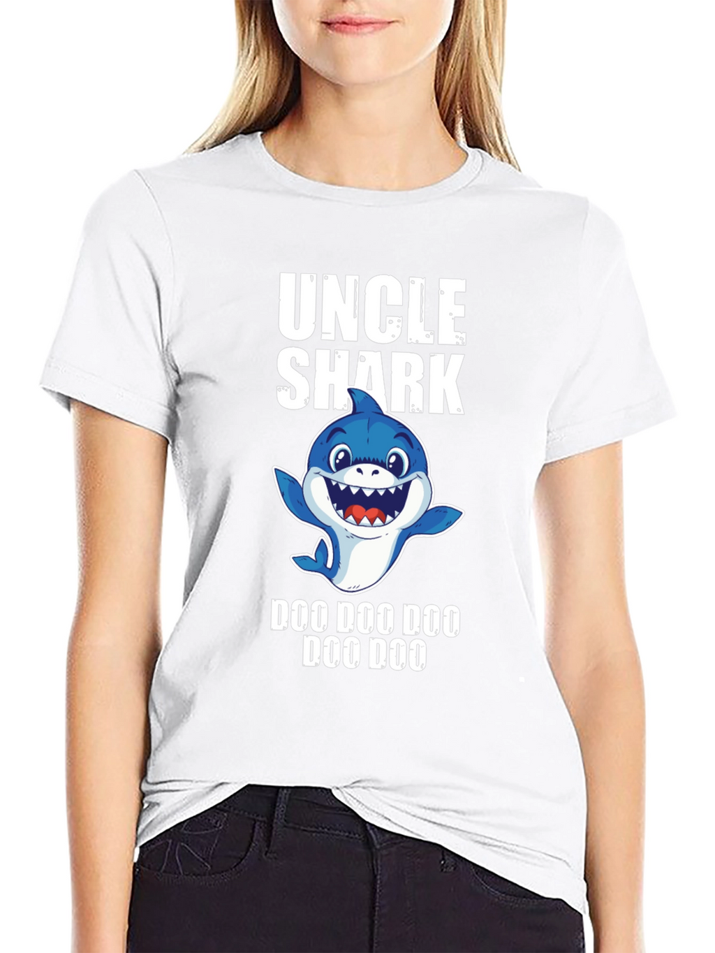 Uncle Shark Doo Doo T-Shirt - Fun Family Apparel