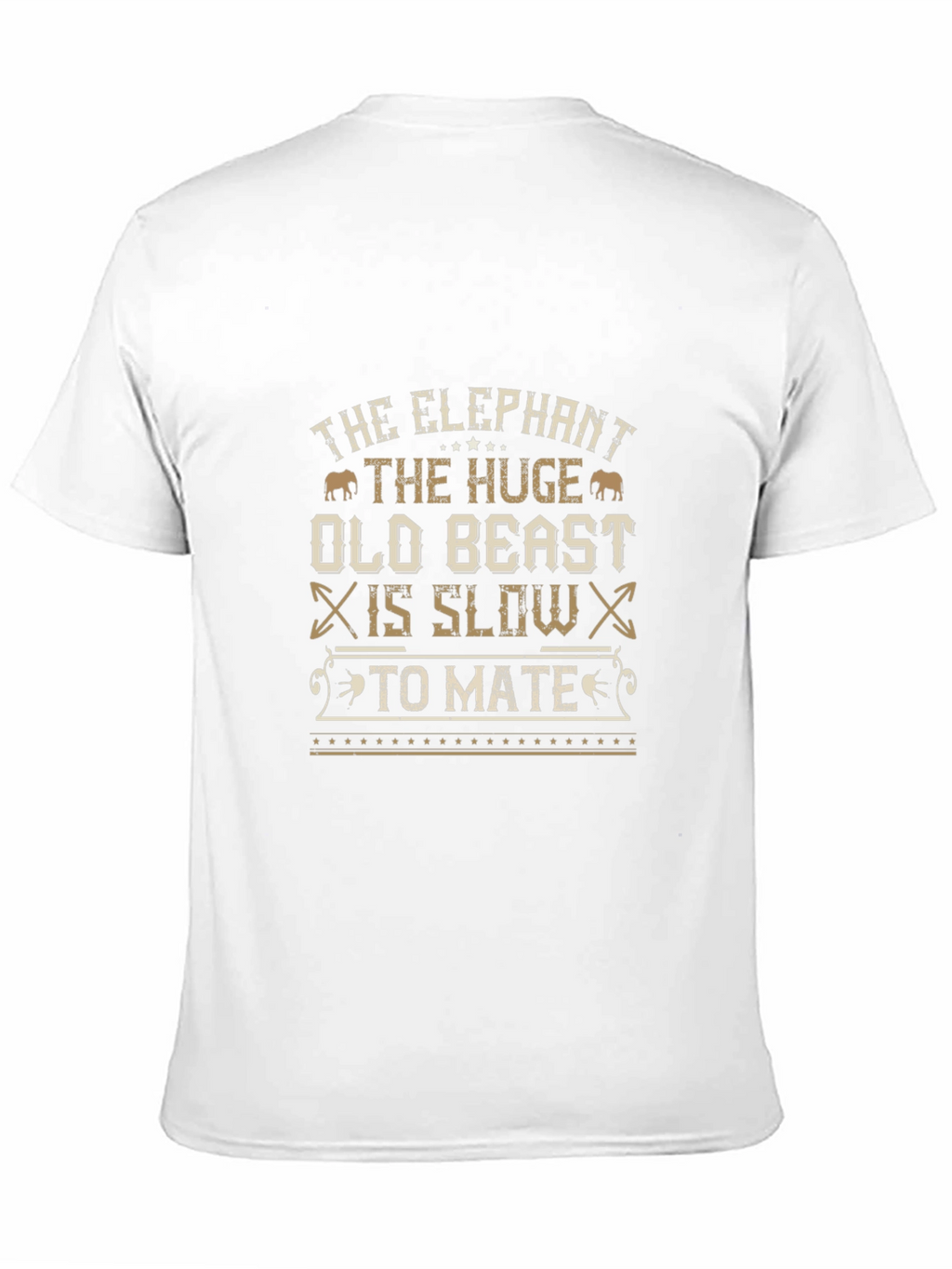 Elephant Lover T-Shirt: Slow to Mate Tee