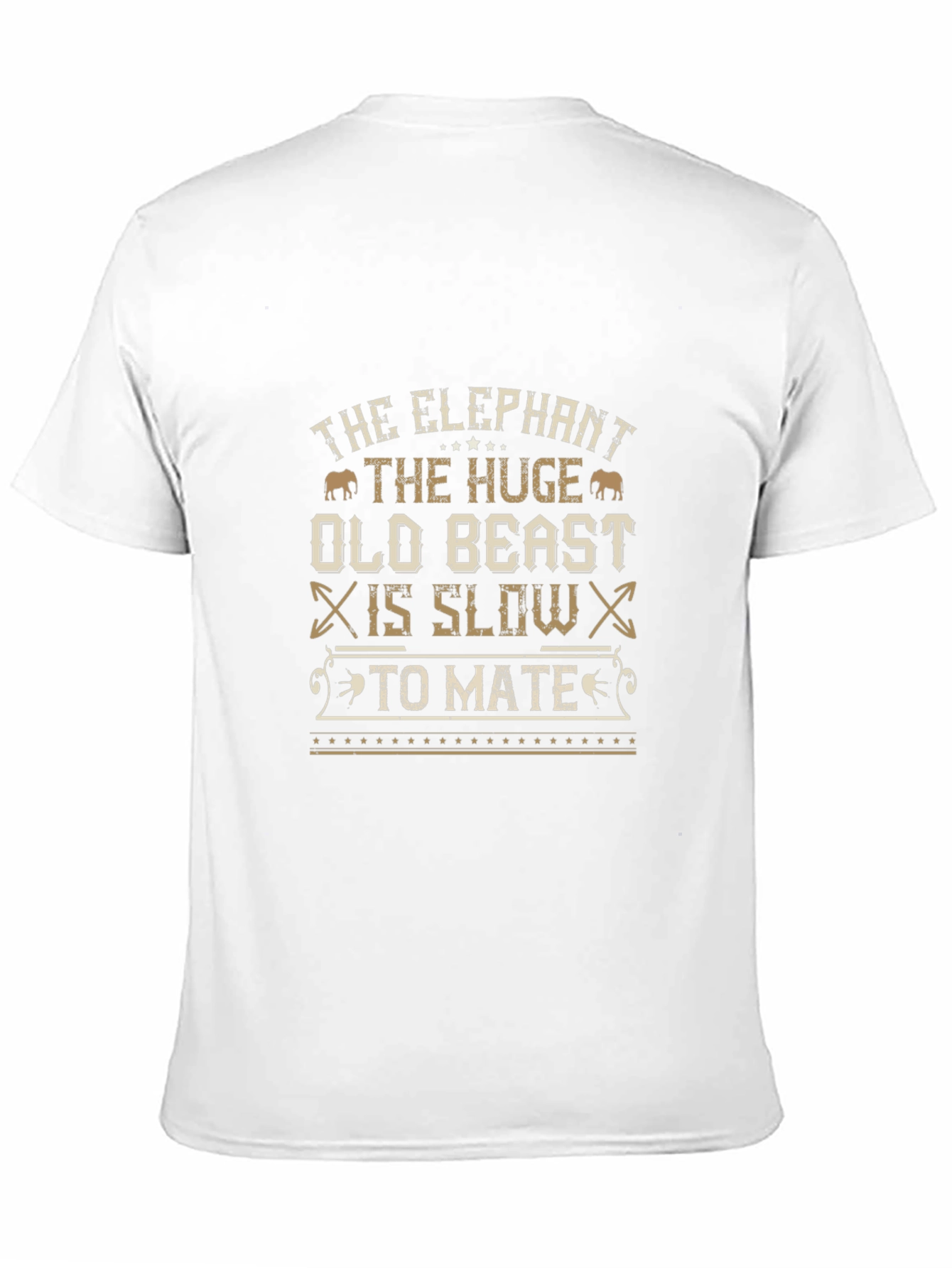Elephant Lover T-Shirt: Slow to Mate Tee