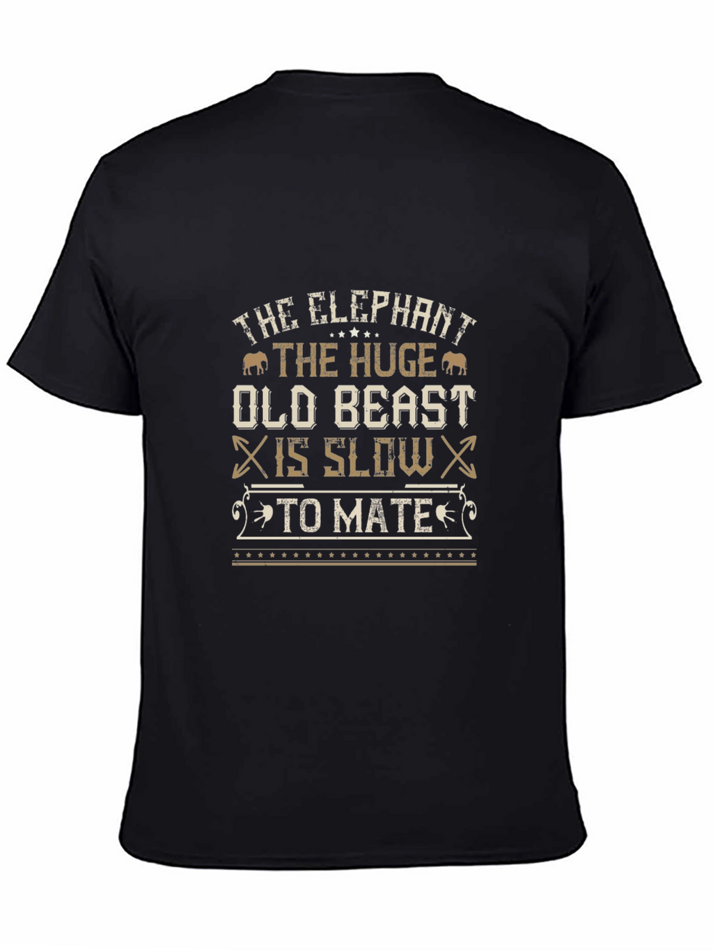 Elephant Lover T-Shirt: Slow to Mate Tee